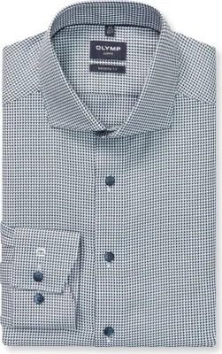 Produktbild von Olymp Luxor Modern-Fit Businesshemd blau