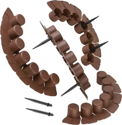 Produktbild von Rasenkante Palisade 4-teilig Nessa