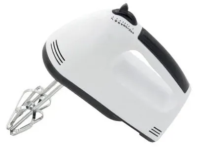 Handmixer, 7 Stufen, 180 W, mit Knethaken und Rührbesen