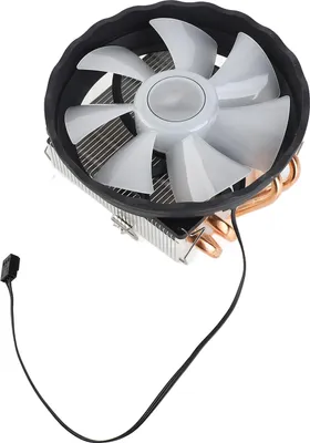 Obrázek produktu pro Chladič CPU 4 měděné tepelné trubice 3Pin barevné tiché chlazení Náhradní ventilátor pro LGA 775 1150 1155 1156 1151 1366 AM2 3 4 FM1 FM2