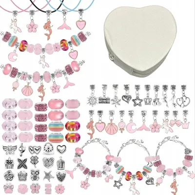 Produktbild von Schmuckset Armbänder Charms Halsketten Für Mädchen