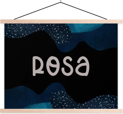 Produktbild von MuchoWow® Textilposter Rosa - Pastell - Mädchen 150x113 cm mit holzfarbenen Rahmen - Poster