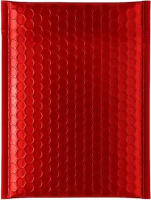 Image de Enveloppe métallique 230 x 324 mm, rouge