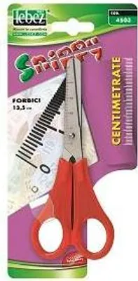 Obrázok produktu pre Lebez 4503 Kancelárske a remeselné nožnice Umelecké a remeselné nožnice s rovným rezom červené