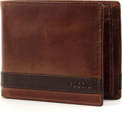 Produktbild von Fossil Geldbörse Quinn Braun ML3653-200 Herren Geldbeutel Leder