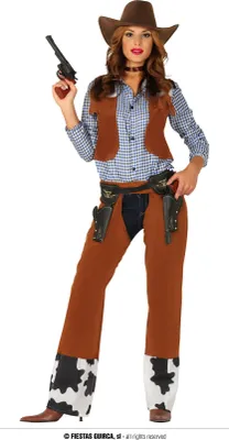 Produktbild von Rodeo Cowgirl Cassy Damenkostüm