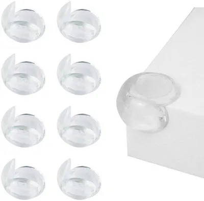 Produktbild von Eckenschutz für Tische, transparent - aus Silikon