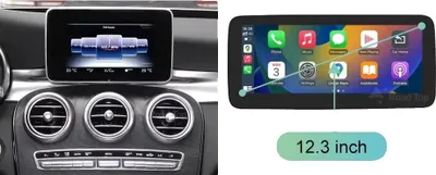 Immagine prodotto di Display touchscreen, Carplay wireless, compatibile con Android Auto, 12,3 pollici NTG5.0, Nessuno-a