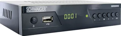 Produktbild von Schwaiger DSR500HD, Kabel, Full HD, 480p, 576i, 720p, 1080i, 1080p, 4:3, 16:9, Schwarz, Analog