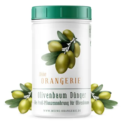 Produktbild von Meine Orangerie Olivenbaum Dünger [1kg] - Premium Pflanzendünger für Olivenbäume- Verzichten Sie auf Fertig Flüssig Dünger für Ihre Pflanzen - Dünger Olivenbaum - Olive Tree Fertilizer