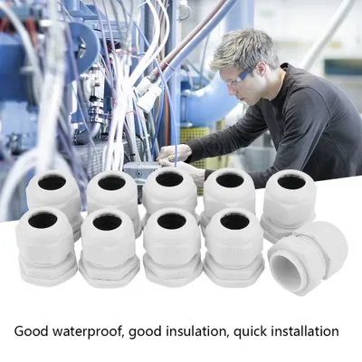 Zdjęcie produktu dla Wodoodporne złącze kabla nylonowego, złącze kabla nylonowego, złącze dławika kablowego, wodoodporne złącze dławika, wodoodporne złącze kabla