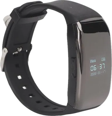 Image de Enregistreur vocal numérique avec horloge et réduction du bruit DSP pour les interviews et les réunions professionnelles, enregistrement stéréo à 360°, mémoire de 8 Go