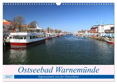 Produktbild von Ostseebad Warnemünde (Wandkalender 2027 DIN A3 quer), CALVENDO Monatskalender