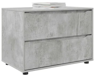 Produktbild von vidaXL Aufbewahrungsschrank 80 x 48 x 57 cm Holzwerkstoff Betongrau