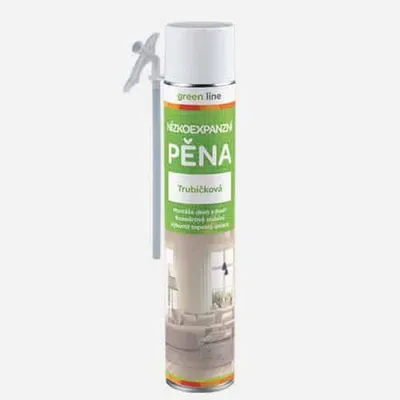 Obrázek produktu pro Den Braven - Nízkoexpanzní pěna Green line, trubičková dóza 750 ml, žlutá