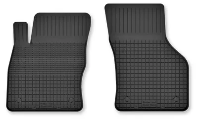 Produktbild von Gummi-Fußmatten Vorne für Audi A3 8V 2012- (Limousine) – 2-tlg, Schwarz, Semi-Universal, angepasst – Wielganizator Semi-Universal