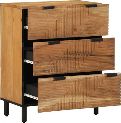 Productafbeelding van vidaXL Dressoir, 60x33x75 cm, massief acaciahout