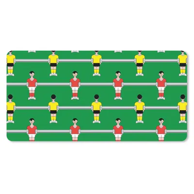 Produktbild von MuchoWow® Schreibtischunterlage Muster - Fußball - Sport 80x40 cm - XXL Mauspad - Gaming Mauspad