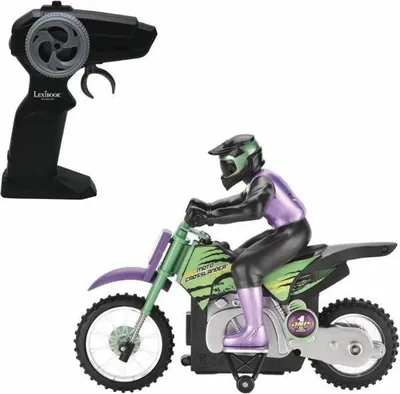 Produktbild von LEXIBOOK Moto Crosslander Ferngesteuertes Motorrad, 2.4 Ghz, Extreme Stunts, Lichteffekte