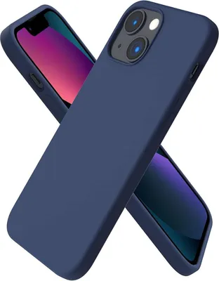 Produktbild von ORNARTO iPhone 13 Mini Silikon Case Marineblau 5,4 Zoll