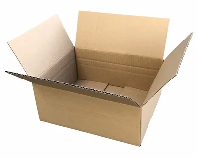 Produktbild von 2x Faltkarton  330x260x(75)-140mm mit variabler Höhe 1-wellig Dickwelle braun