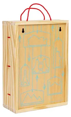 Productafbeelding van BigJigs Houten Reissetspeelgoed - Leerspeelgoed, reiskoffer voor kinderen