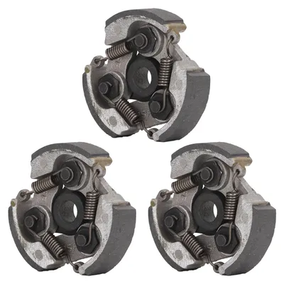 Image de Lot de 3 disques d'embrayage en aluminium pour quad, moto tout-terrain et VTT – Diamètre extérieur : 74,24 mm