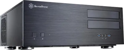 Produktbild von HTPC SilverStone Grandia GD08B ohne Netzteil schwarz