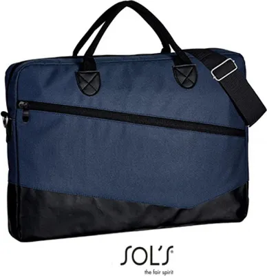 Produktbild von SOLs Bags 01395 | Briefcase Manhattan Dokumententasche | 5 x 40 x 28 cm - Farbe: French Navy - Größe: 5 x 40 x 28 cm