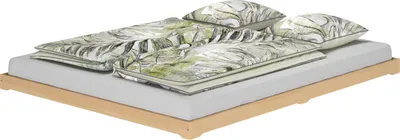 Produktbild von Niederflurbett Bodenbett Studentenbett Teenagerbett 200x200 Buche Massivholz V-60.66-20ohne Zubehör