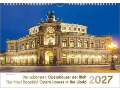 Immagine prodotto di Teatri d'opera, un calendario musicale per il 2027, formato A4