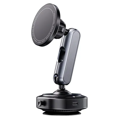 Produktbild von Magnetischer Vakuum-Saugnapf-Handyhalter für das Auto, 360° drehbar, elektrische Vakuumhalterung, universell für Auto, iPhone, Navigation, DJI, GoPro