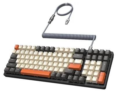 Zdjęcie produktu dla MAMBASNAKE K6 Pro, klawiatura gamingowa mechaniczna 96%, 3 tryby, możliwość wymiany przełączników (hot-swap), przełączniki niebieskie, podświetlenie