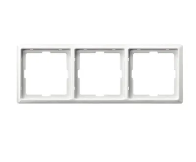 Produktbild von MERTEN 481319 Rahmen 3fach polarweiß ARTEC
