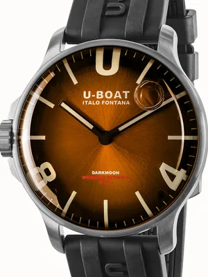 Produktbild von Herrenuhr DARKMOON 8703/B Quarzwerk 50m Wasserdicht Kautschukarmband Schwarz