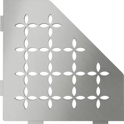 Immagine prodotto di Schlüter SES2D5EB-E-S2 Ablage Floral 75x195x195x75mm Edelstahl gebürstet