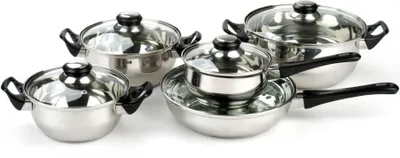 Immagine prodotto di aPETIT Set di pentole in acciaio inox da 10 pezzi - 8591022282328