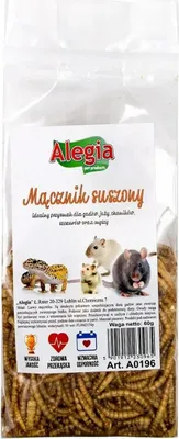 Obrázek produktu pro Alegia - larvy moučného červa 60g Alegia