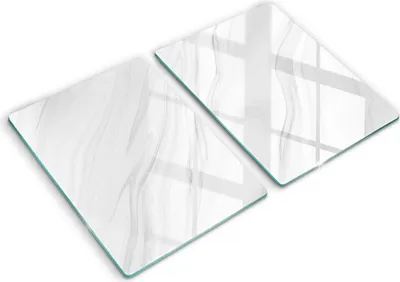 Obrázok produktu pre Sklenený kuchynský backsplash - Sklenený kuchynský backsplash - 2x40x52 cm - Sporák Kuchynský Splashback - Jemný mramor