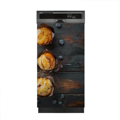 Produktbild von Aufkleber sticker 45x80 cm Dekorative folie Spülmaschine - Blaubeeren Muffin