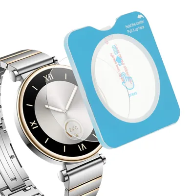 Produktbild von kwmobile 2x Schutzglas kompatibel mit Huawei Watch GT4 41mm Folie - Hart Glas Schutzfolie für Smartwatch - Displayschutz für Fitness Tracker