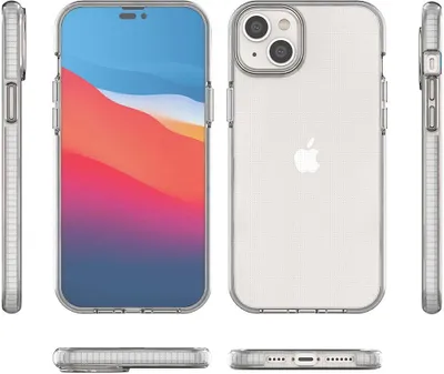 Image de Spring Case Iphone 14 Plus Silicone Cover with Frame Light Blue
