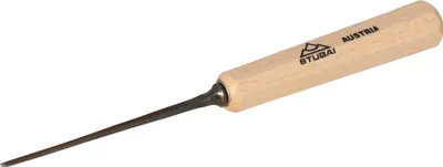Produktbild von STUBAI Stemmeisen Stechbeitel Serie 52 - Form 3 | Gerades Flacheisen - 2 mm, mit Holzgriff, zum Vorstechen, für Anschlagarbeiten, Schrupparbeiten, Rosetten, zur Bearbeitung von Holz