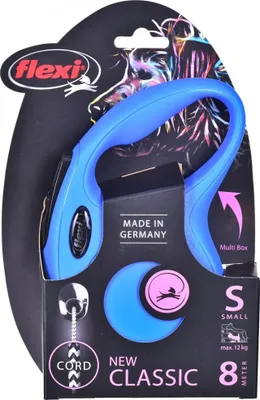 Zdjęcie produktu dla flexi New Classic S lina 8 m niebieska