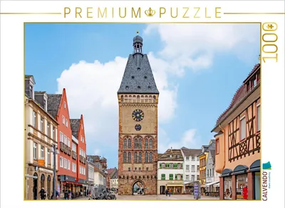 Produktbild von CALVENDO Puzzle Stadtturm Altpörtel | 1000 Teile Lege-Größe 64x48cm Foto-Puzzle für glückliche Stunden