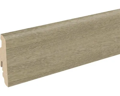 Produktbild von SKANDOR Sockelleiste MDF FU60L foliert Multistab Eiche 2400 x 58 x 19 mm