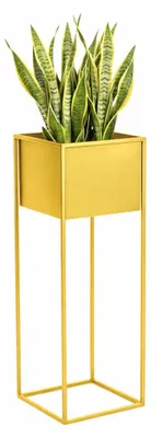Produktbild von Anwicar Blumenständer Metall Gold Höhe 100 cm Blumenregal Indoor, 100x24x24 cm