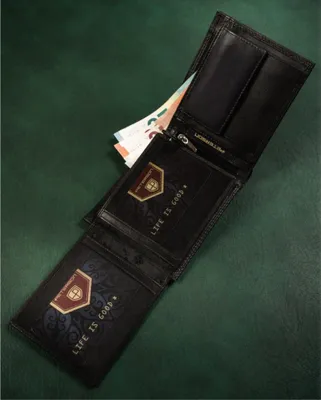 Produktbild von Peterson Portemonnaie aus Leder für Männer Coveponsay schwarz One size