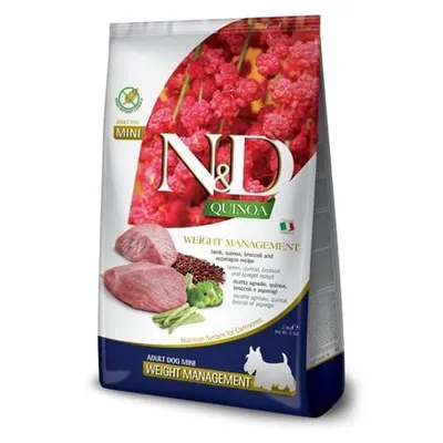 Produktbild von N&D Quinoa DOG Weight Management Lamm & Brokkoli Mini varianten 2,5 kg
