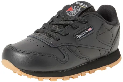 Productafbeelding van Reebok Unisex Baby Classic Leather Sneaker, kleur: zwart, modelnummer: Rbkg02, maat: 19.5 EU